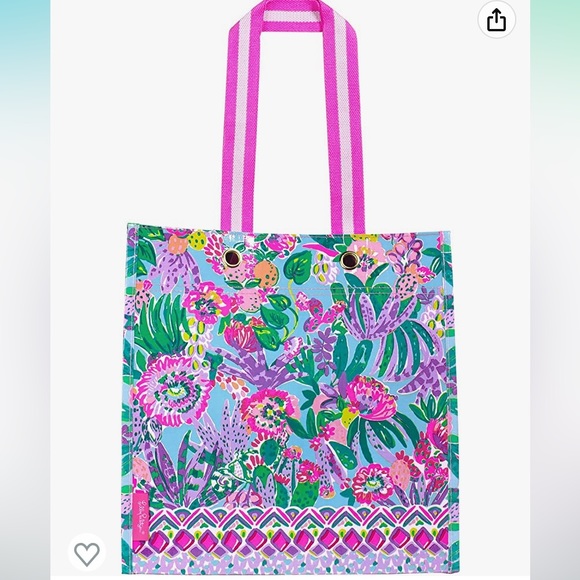 Lilly Pulitzer Market Shopper Bag — Me and My Zesty - Picture 2 of 2
